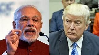 प्रधानमंत्री नरेंद्र मोदी और डोनाल्ड ट्रंप की अलग-अलग फ्रेम में तस्वीरें, भारत-अमेरिका के बीच रणनीतिक चर्चा और कूटनीतिक संवाद का प्रतीक।